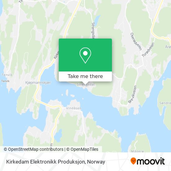 Kirkedam Elektronikk Produksjon map