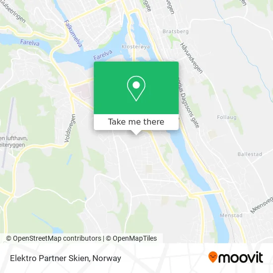 Elektro Partner Skien map
