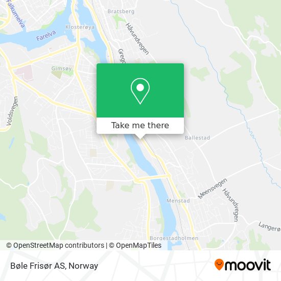Bøle Frisør AS map