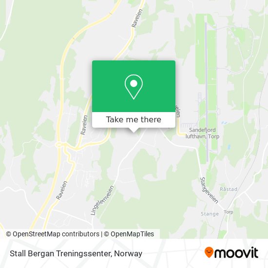 Stall Bergan Treningssenter map