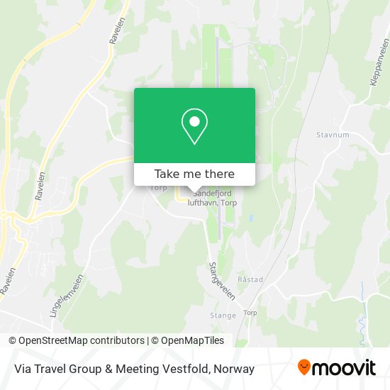 Via Travel Group & Meeting Vestfold map