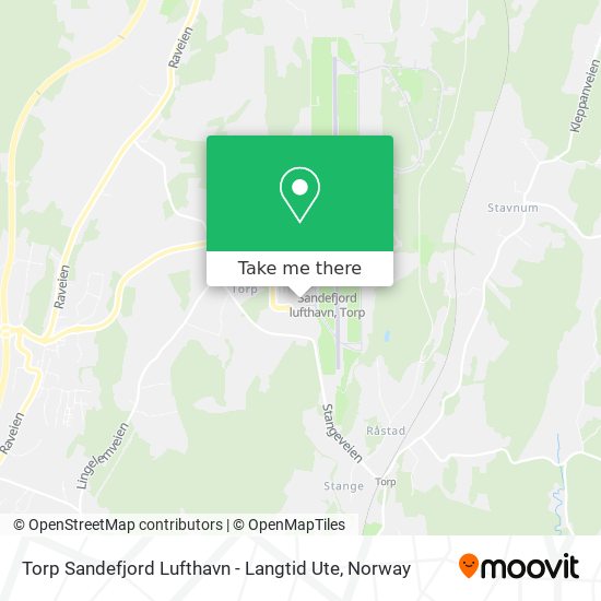 Torp Sandefjord Lufthavn - Langtid Ute map