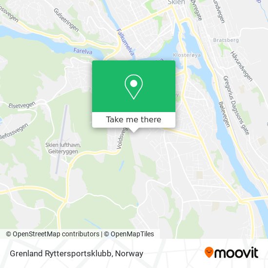 Grenland Ryttersportsklubb map