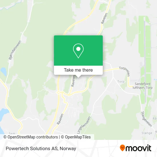 Powertech Solutions AS map