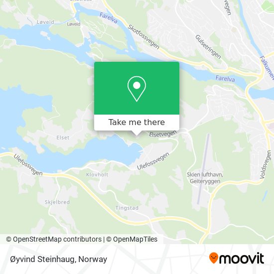 Øyvind Steinhaug map