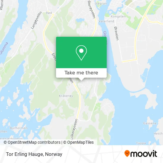 Tor Erling Hauge map