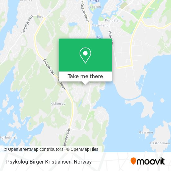 Psykolog Birger Kristiansen map