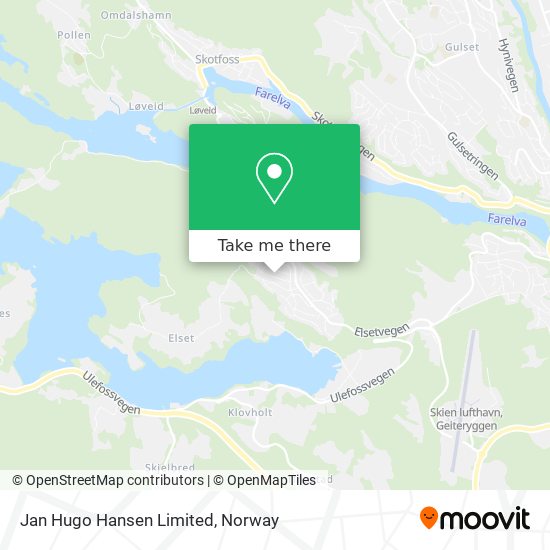 Jan Hugo Hansen Limited map