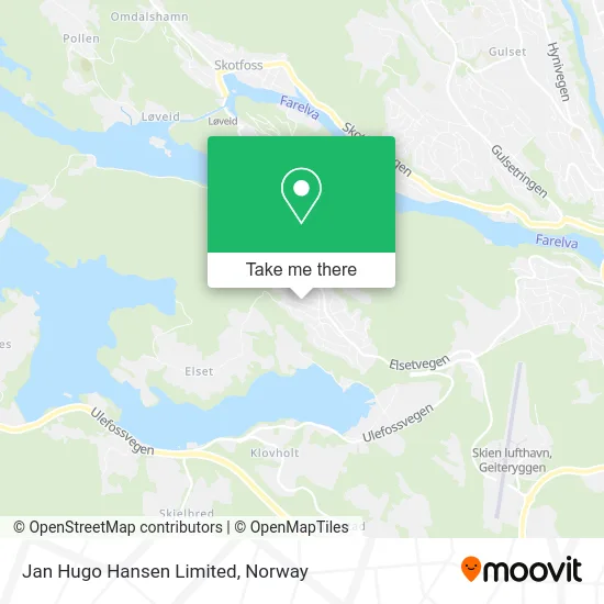 Jan Hugo Hansen Limited map