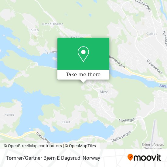 Tømrer/Gartner Bjørn E Dagsrud map
