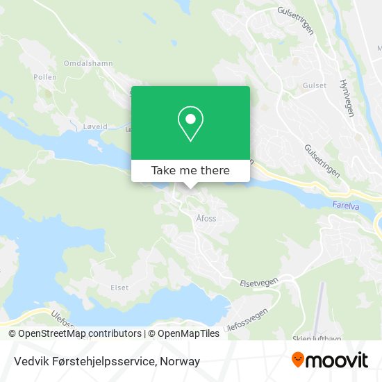 Vedvik Førstehjelpsservice map