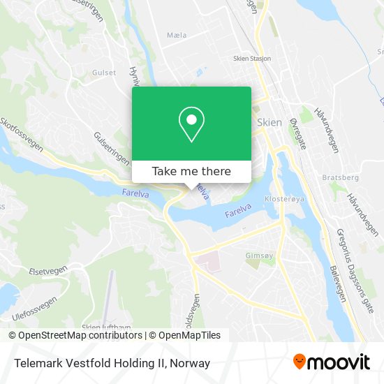 Telemark Vestfold Holding II map