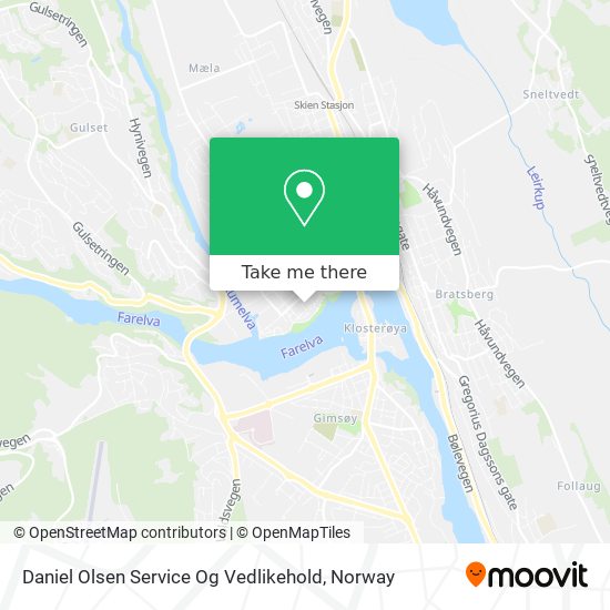 Daniel Olsen Service Og Vedlikehold map