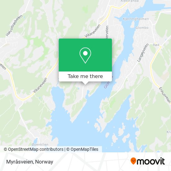 Myråsveien map