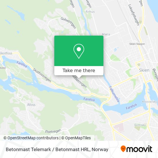 Betonmast Telemark / Betonmast HRL map