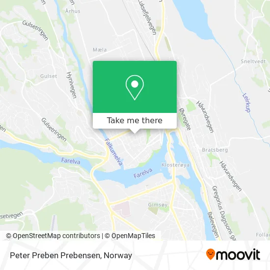 Peter Preben Prebensen map