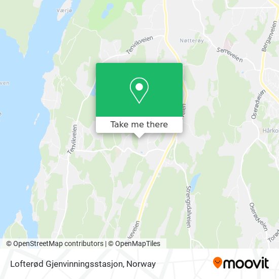 Lofterød Gjenvinningsstasjon map