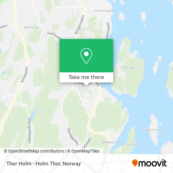 Thor Holm - Holm Thor map