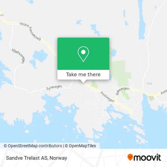 Sandve Trelast AS map