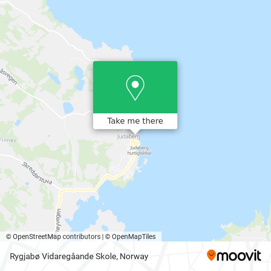 Rygjabø Vidaregåande Skole map