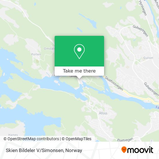Skien Bildeler V/Simonsen map