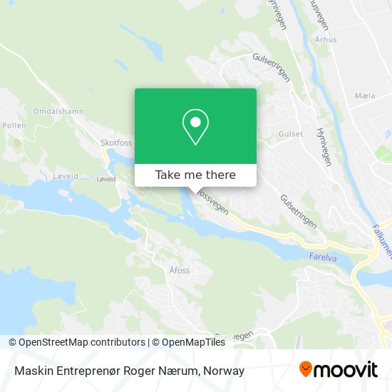 Maskin Entreprenør Roger Nærum map