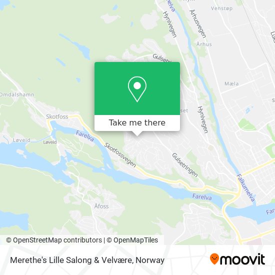 Merethe's Lille Salong & Velvære map