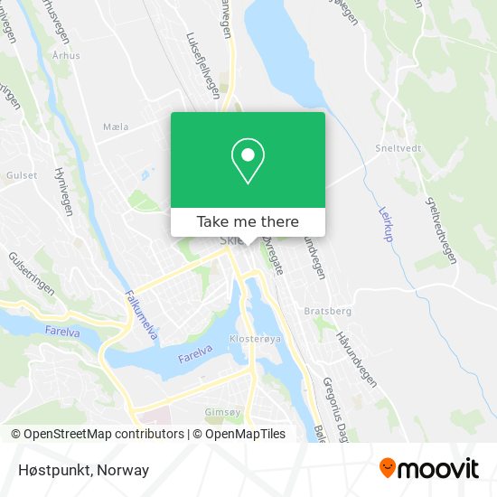 Høstpunkt map