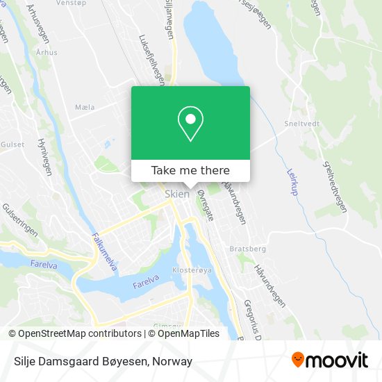 Silje Damsgaard Bøyesen map