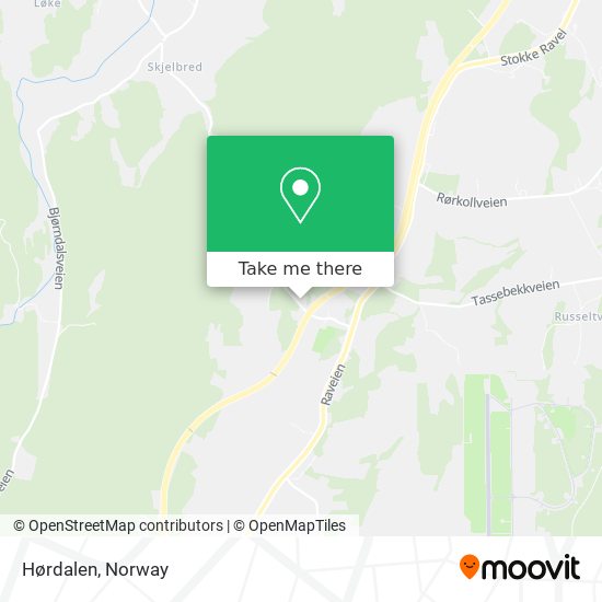 Hørdalen map