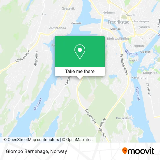 Glombo Barnehage map