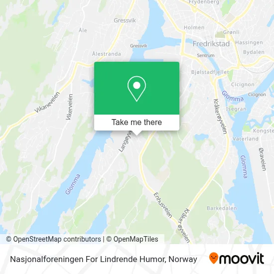 Nasjonalforeningen For Lindrende Humor map
