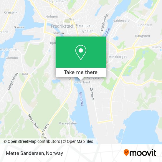 Mette Sandersen map