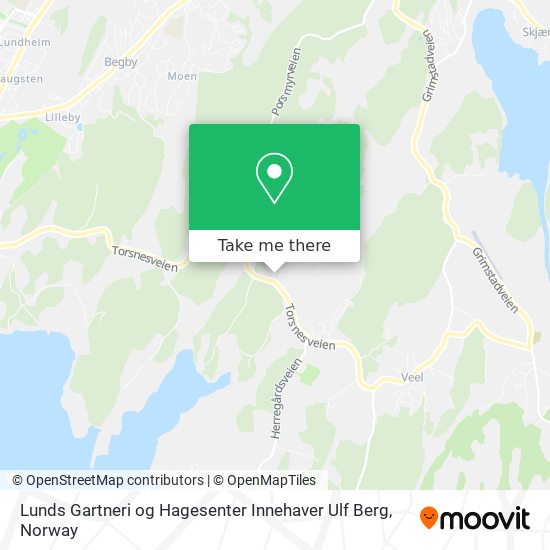 Lunds Gartneri og Hagesenter Innehaver Ulf Berg map