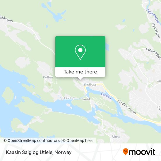 Kaasin Salg og Utleie map
