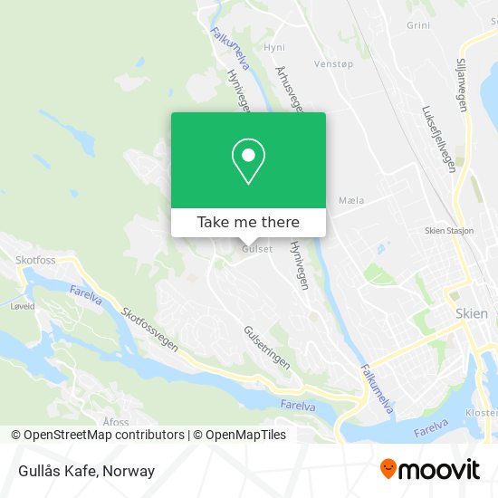 Gullås Kafe map