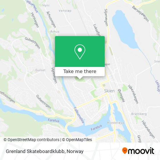 Grenland Skateboardklubb map