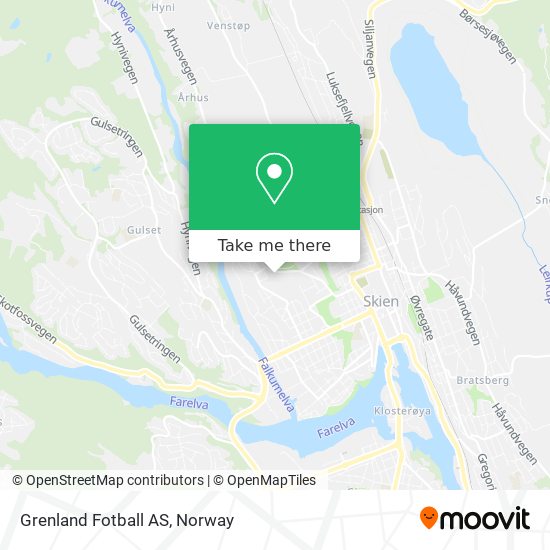 Grenland Fotball AS map