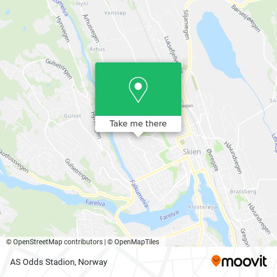 AS Odds Stadion map