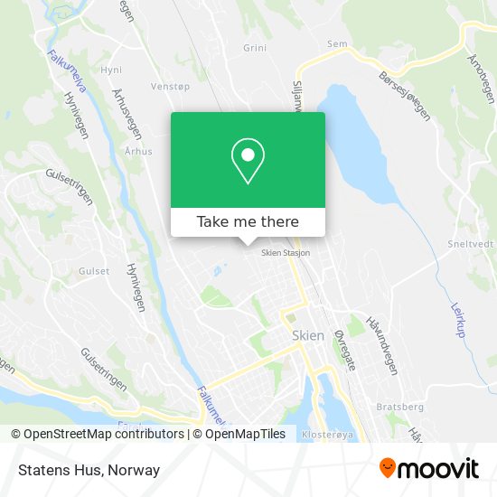 Statens Hus map