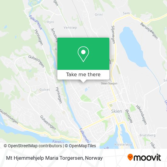 Mt Hjemmehjelp Maria Torgersen map