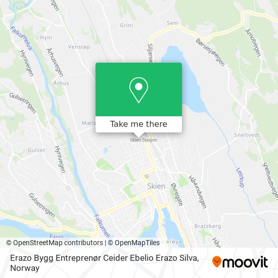 Erazo Bygg Entreprenør Ceider Ebelio Erazo Silva map