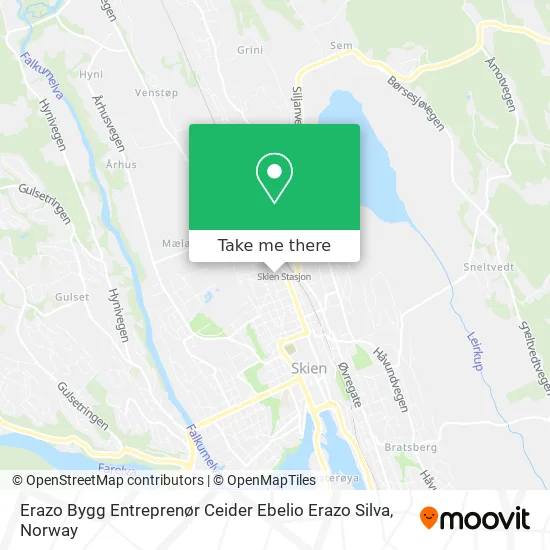 Erazo Bygg Entreprenør Ceider Ebelio Erazo Silva map