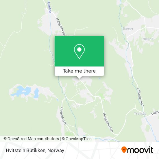 Hvitstein Butikken map