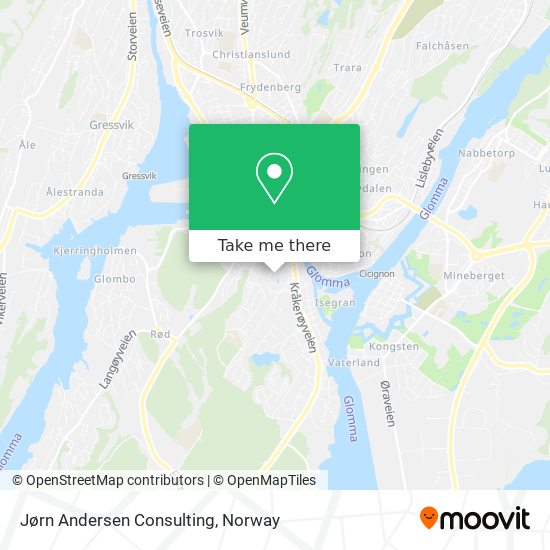 Jørn Andersen Consulting map