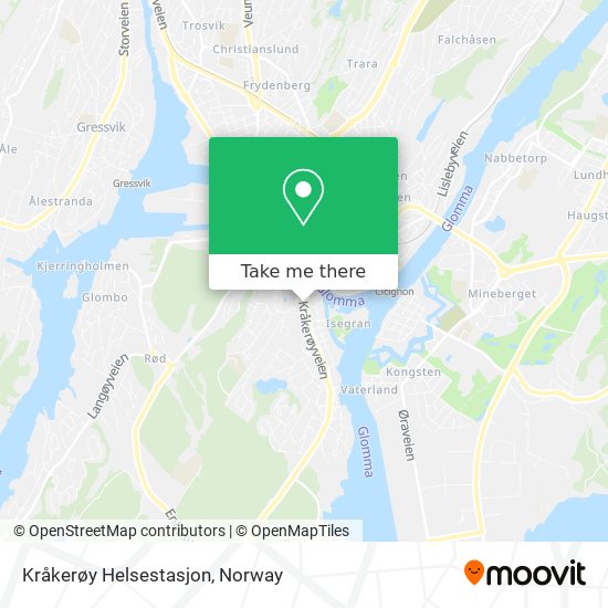 Kråkerøy Helsestasjon map