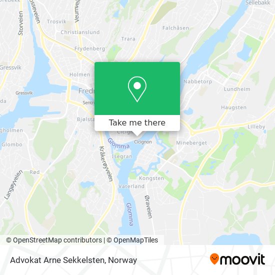 Advokat Arne Sekkelsten map