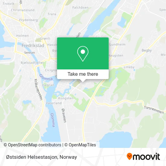 Østsiden Helsestasjon map