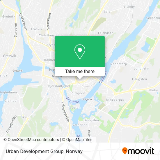 Urban Development Group map