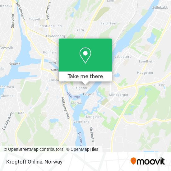 Krogtoft Online map